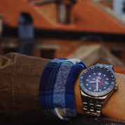 PHOIBOS WAVE MASTER GMT 200M Automatic Diver Watch PY049H Purple