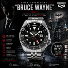 Seiko 5 Sports GMT SSK001 “Bruce Wayne” – Black Dial Automatic GMT view 1