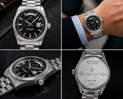 GANT Fairfax – 41mm – Day-Date – 100M – Stainless Steel – Black Dial – New
