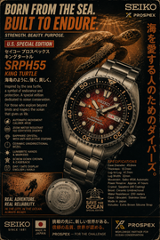 Seiko Prospex SRPH55 "Sea Turtle" U.S. Special Edition