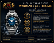 PHOIBOS LEVIATHAN PY054B Ready To Ship 2-3 days 5yr warranty by FTG Watches