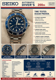Seiko SRPL51 Prospex Sea Samurai Diver Blue Dial Stainless