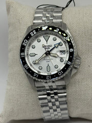 Seiko 5 Sports GMT SSK033 – Silver Dial / Blue &amp; Black GMT