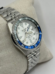 Seiko 5 Sports GMT SSK033 – Silver Dial / Blue &amp; Black GMT