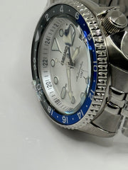 Seiko 5 Sports GMT SSK033 – Silver Dial / Blue &amp; Black GMT