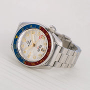 Islander JFK Automatic GMT ISL-206 – White Cloud Dial &amp; Pepsi Bezel – 200M