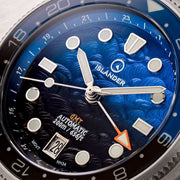Islander JFK Automatic GMT Watch with Batman Dial