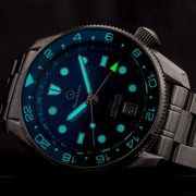 Islander JFK Automatic GMT Watch with Batman Dial