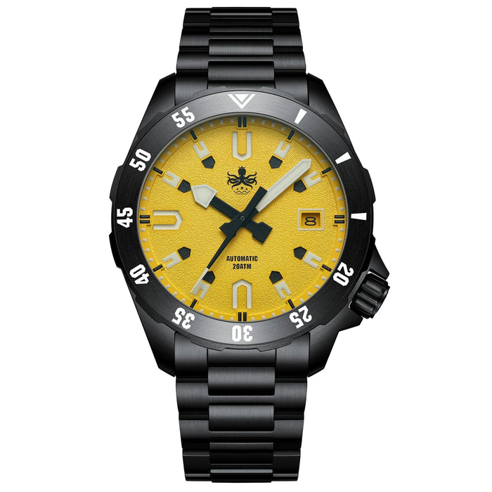 PHOIBOS APOLLO DLC 200M Automatic Diver Watch PY056FX – Yellow