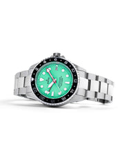 Ratio FreeDiver GMT RTF059 Mint Green Sapphire Automatic 200M Men's Watch