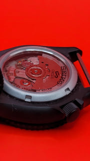Seiko 5 Sports “Stealth Black” Automatic Diver Style