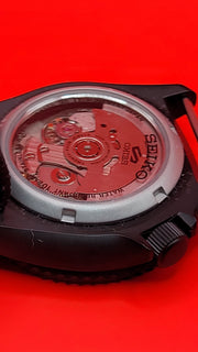 Seiko 5 Sports “Stealth Black” Automatic Diver Style