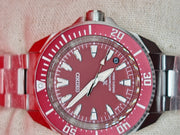 Seiko Prospex Automatic Diver 200m “Red Samurai” Reference: SRPL11 / 4R35 Automatic