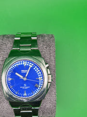 Seiko Kinetic “S” Ref. 5M63-0A30  Blue Sunburst Dial – Early 2000s Japanese Kinetic Classic