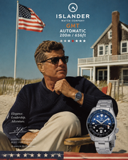 Islander JFK Automatic GMT Watch with Batman Dial